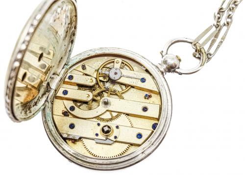 RELOJ DE BOLSILLO DE FLES. S.XIX
