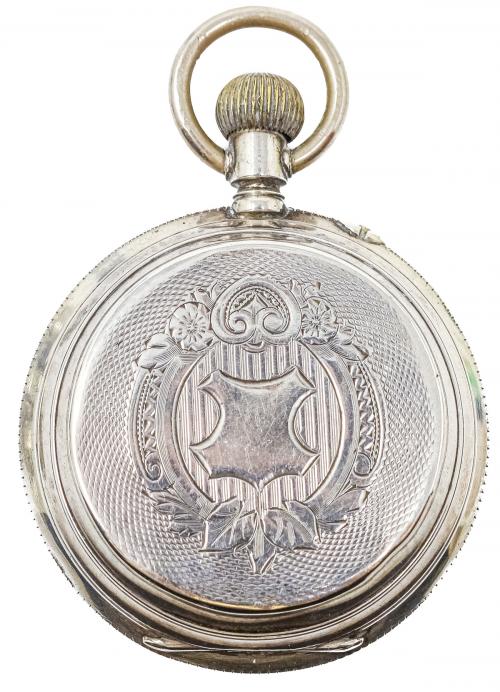 RELOJ DE BOLSILLO SUIZO DE FLES. S.XIX
