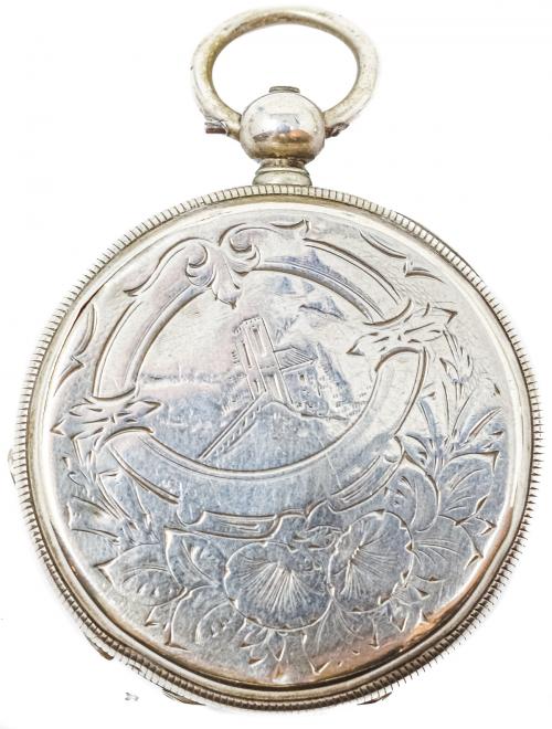 RELOJ DE BOLSILLO ROBERT ROSKELL DE FLES. S.XIX