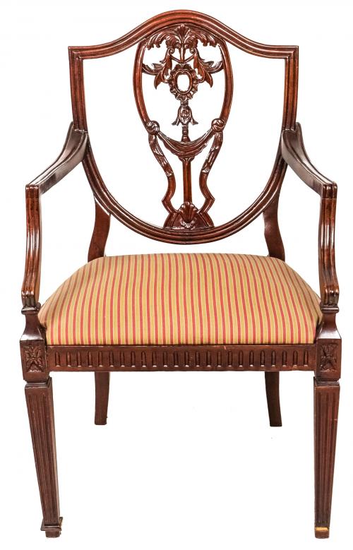 SILLON ESTILO "SHERATHON" DEL ÚLTIMO CUARTO DEL S.XX