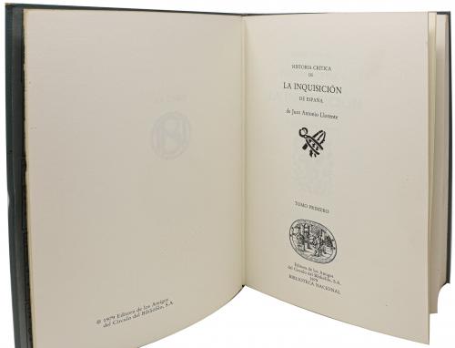 "HISTÓRIA CRÍTICA DE LA INQUISICIÓN DE ESPAÑA"