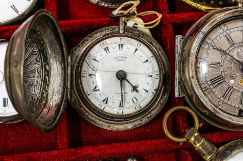 COLECCIÓN DE 18 RELOJES DE BOLSILLO
