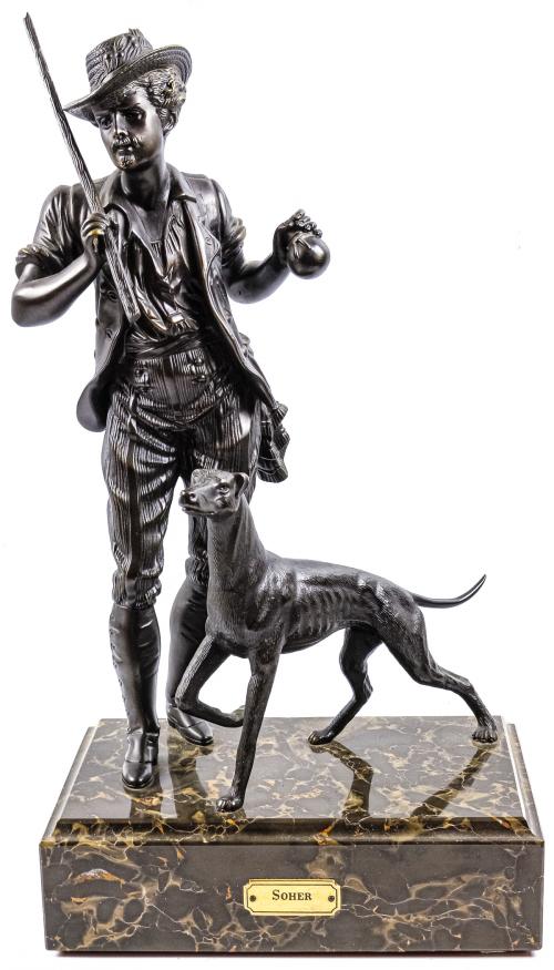 FIGURA EN BRONCE DE MEDIADOS DEL S.XX