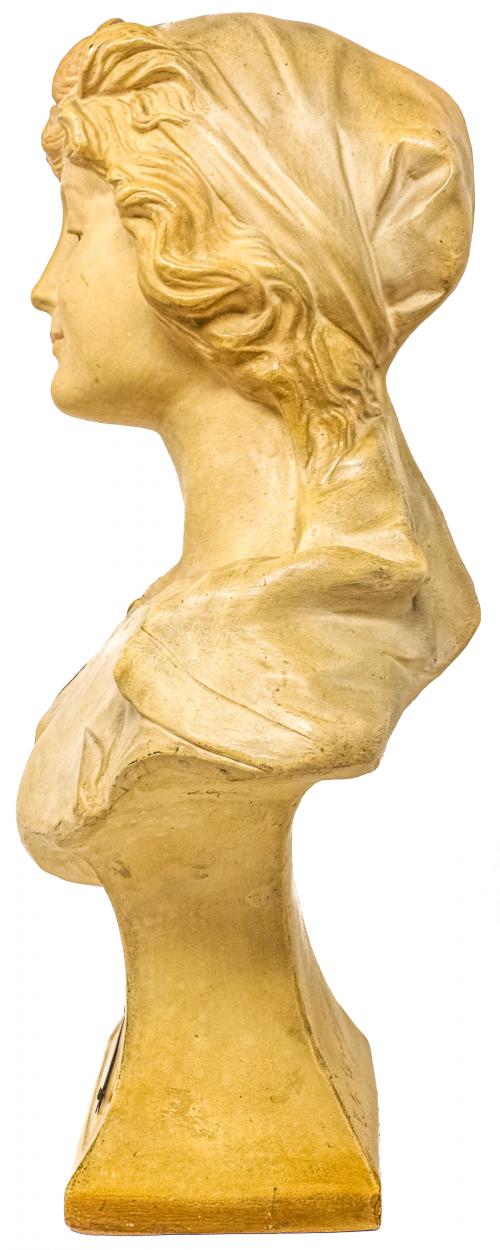 BUSTO EN TERRACOTA FRANCÉS DEL PRIMER TERCIO S.XX