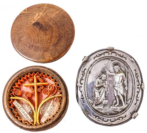 MEDALLÓN Y RELICARIO DEL S.XIX