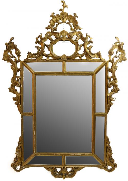 ESPEJO DE PARED DEL SIGLO XIX