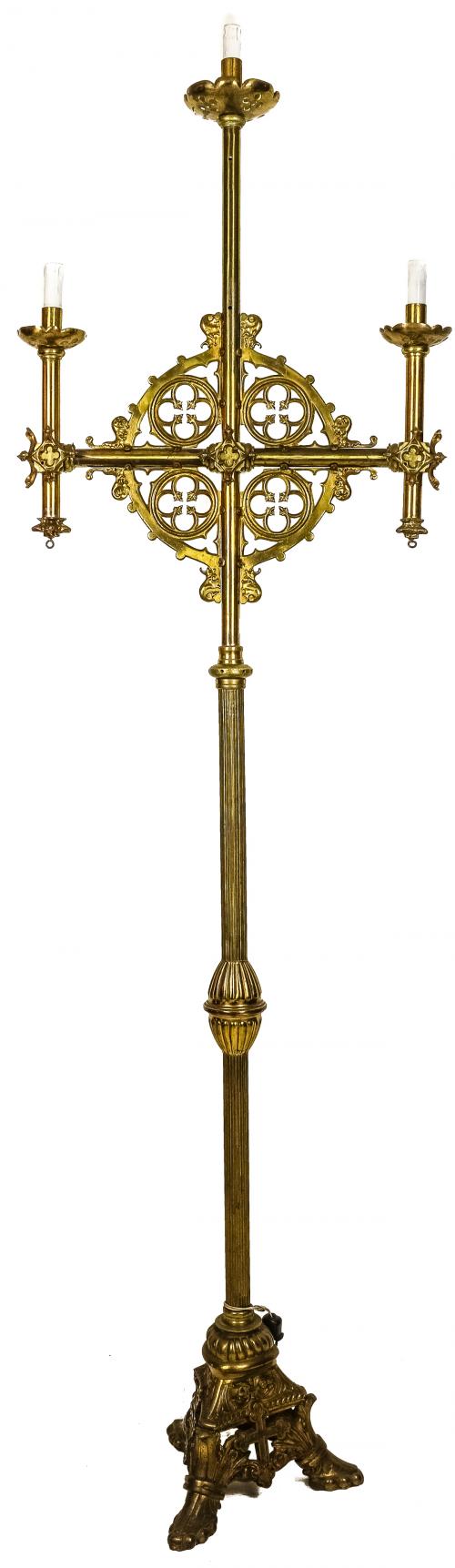 GRAN CANDELABRO DE LA PRIMERA MITAD DE SIGLO XX