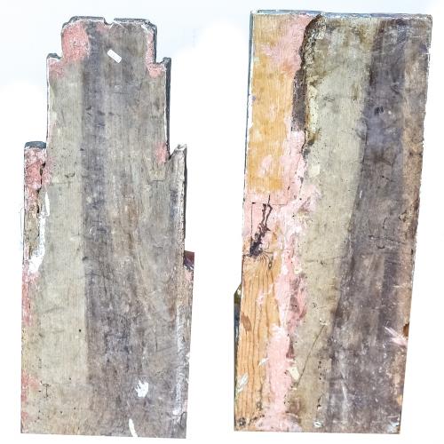 DOS FRAGMENTOS DE TALLA DEL SIGLO XVIII