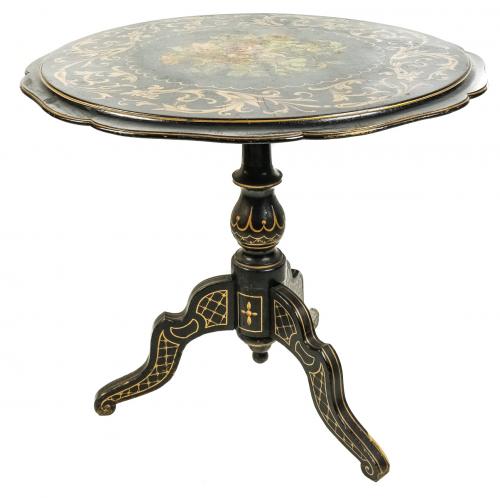 MESA AUXILIAR ABATIBLE DEL SIGLO XIX