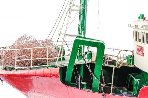 MAQUETA DE BARCO PESQUERO