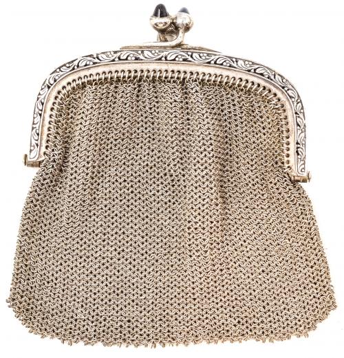 PEQUEÑO MONEDERITO DE MALLA EN PLATA