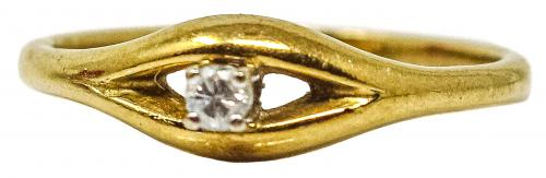 ANILLO SOLITARIO CON BRILLANTE