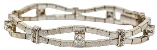 PULSERA CON BRILLANTES DE LOS AÑOS 60-70