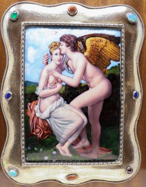 ESMALTE ENMARCADO "CUPIDO Y PSIQUE"
