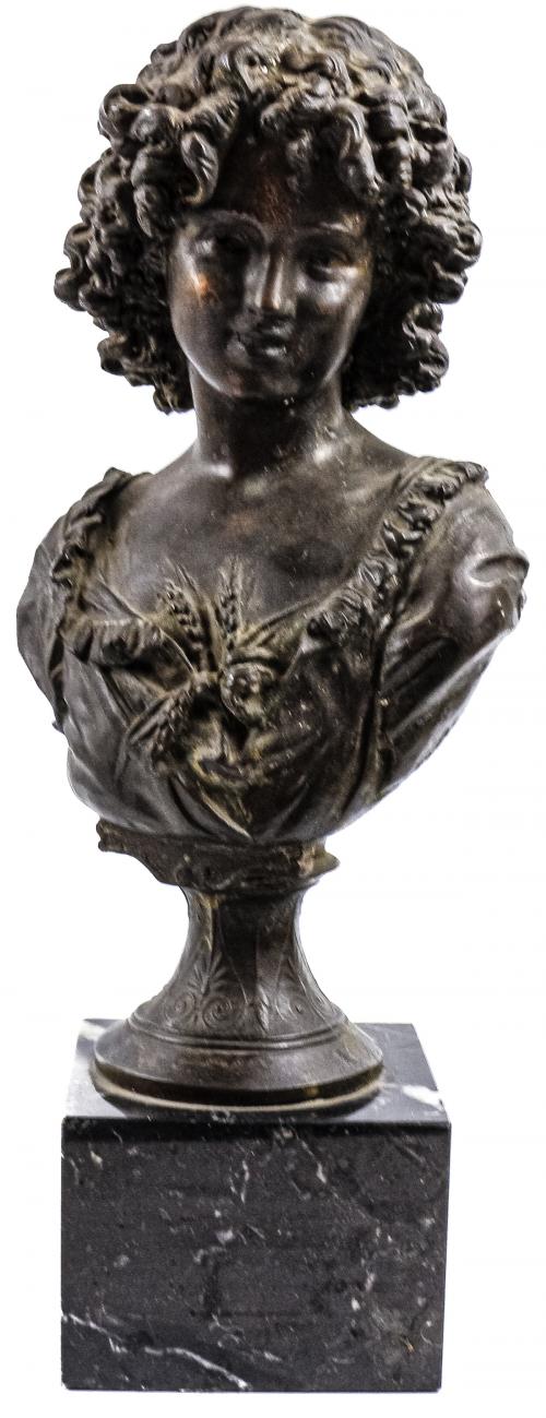 BUSTO DE BRONCE  "JOVEN ADOLESCENTE"