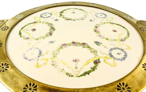 BANDEJA EN CERÁMICA DEL PRIMER TERCIO S.XX