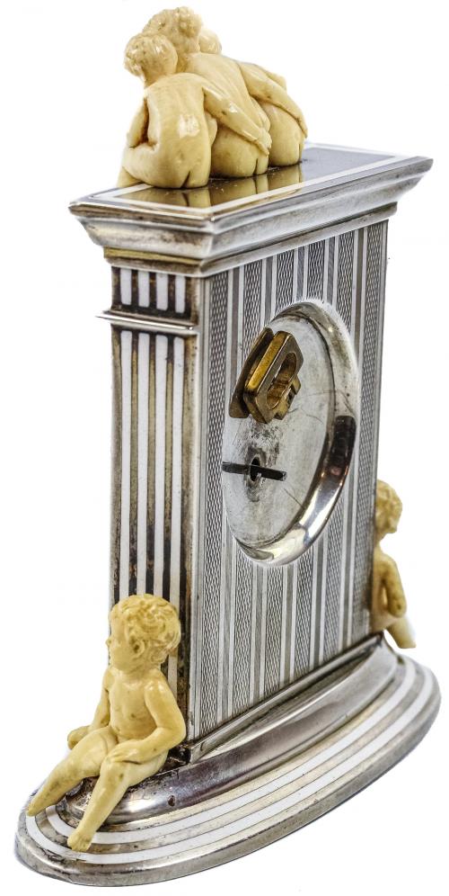 PEQUEÑO RELOJ DE SOBREMESA "CONTY" SEGUNDO CUARTO DEL S.XX