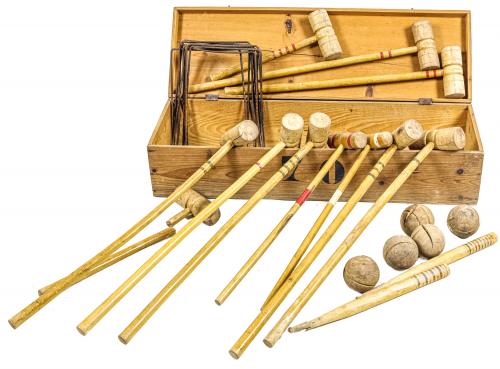 JUEGO DE CROCKET DE MEDIADOS DEL S.XX