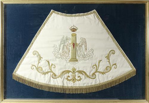 MANTO DE VIRGEN DEL PILAR DEL PRIMER TERCIO S.XX