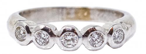 ANILLO CINQUILLO CON BRILLANTES