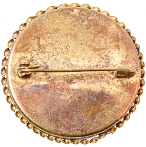 BROCHE MILEFIORE DE PPS. DEL S.XX