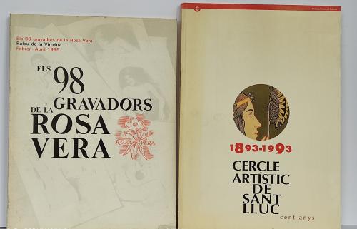 DOS CATÁLOGOS DE EXPOSICIÓN.  ARTE CATALÁN.