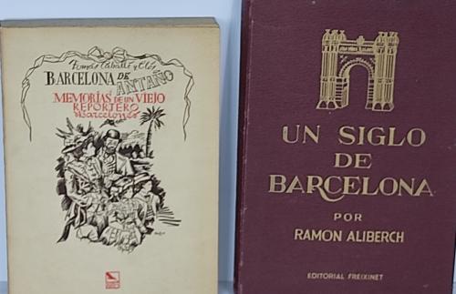 DOS LIBROS SOBRE BARCELONA.