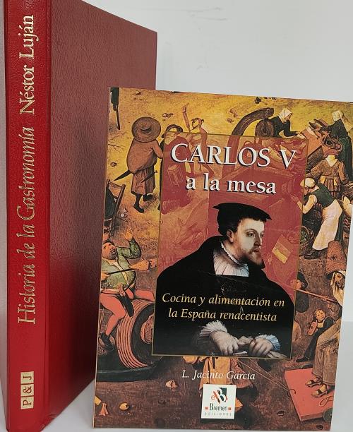 DOS LIBROS SOBRE GASTRONOMÍA.