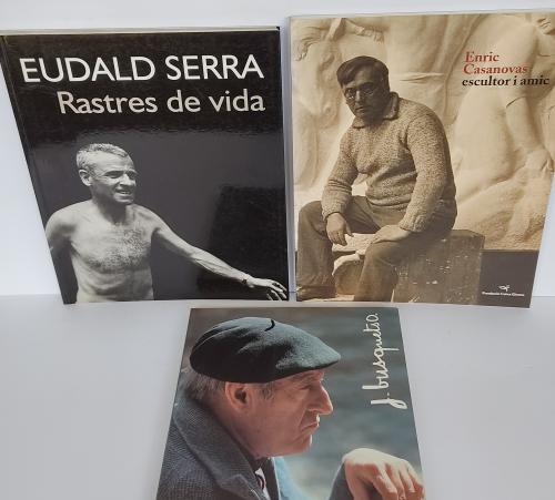 TRES LIBROS SOBRE ESCULTORES CATALANES