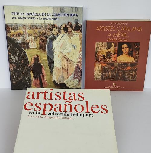 TRES LIBROS SOBRE ARTISTAS ESPAÑOLES.