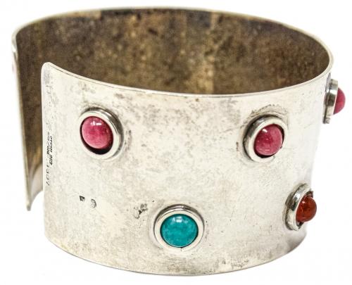 PULSERA PUIG DORIA EN PLATA DE LOS AÑOS 70