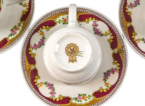 JUEGO DE CAFÉ DE LIMOGES PARA SEIS SERVICIOS