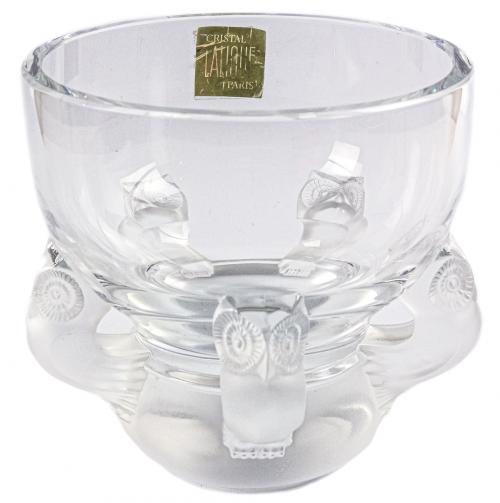 JARRON EN CRISTAL FRANCES LALIQUE