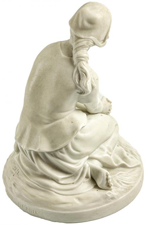 FIGURA EN PORCELANA "ROYAL COPENHAGUEN" DE LA SEGUNDA MITAD