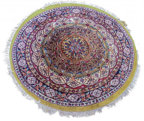 ALFOMBRA CIRCULAR DEL ÚLTIMO CUARTO DEL S.XX