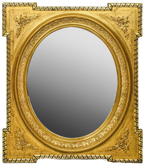 ESPEJO DE PARED DE FINALES DE SIGLO XIX