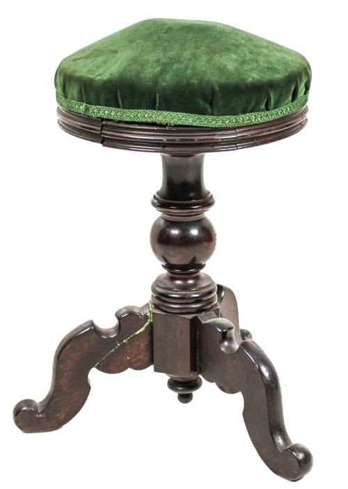 BANQUETA DE PIANO DEL ULTIMO TERCIO DEL S.XIX