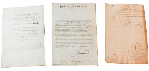 TRES DOCUMENTOS NOTARIALES