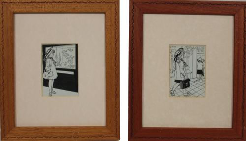 DOS DIBUJOS DE ILUSTRACIÓN