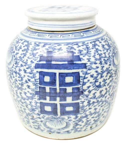 TIBOR DE PORCELANA ORIENTAL