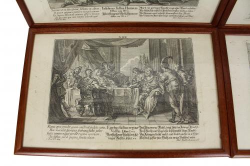 COLECCION DE SEIS GRABADOS ENMARCADOS