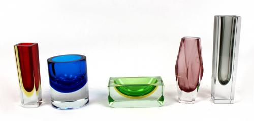 LOTE VARIADO EN CRISTAL DE MURANO