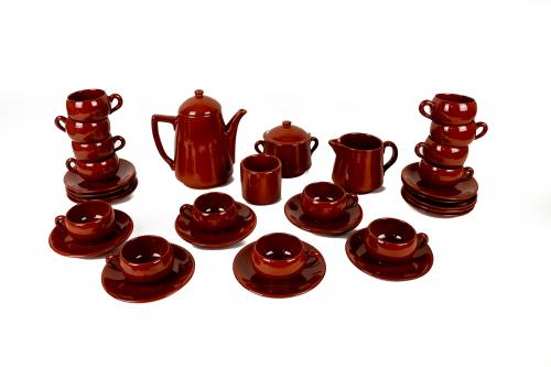 JUEGO DE CAFÉ EN TERRACOTA