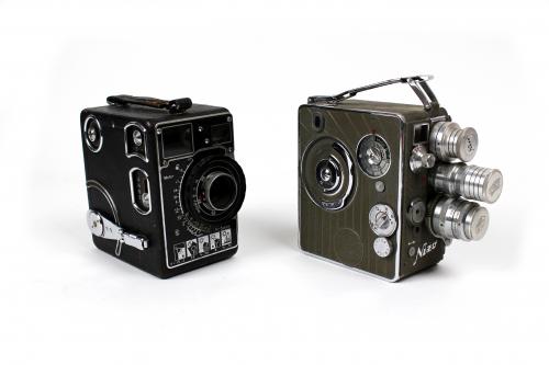 DOS CAMARAS FILMADORAS DE LOS AÑOS 60
