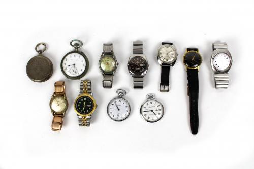 LOTE VARIADO DE RELOJES DE PULSERA Y BOLSILLO.