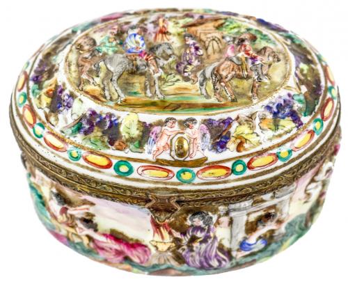 CAJA DE PORCELANA ITALIANA