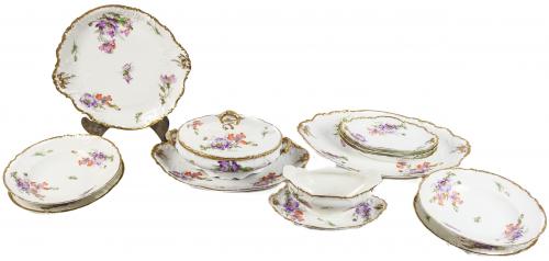 VAJILLA DE PORCELANA FRANCESA