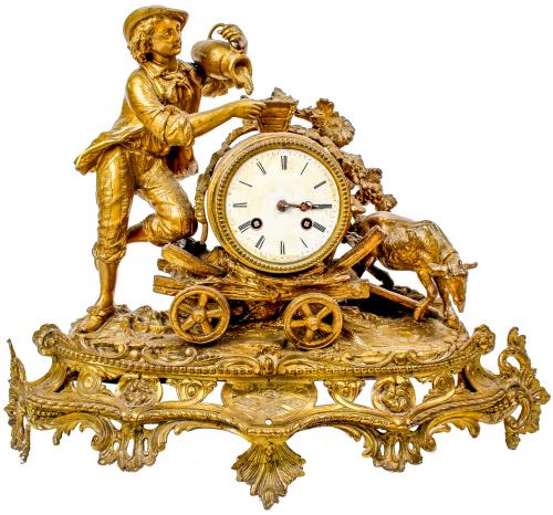 RELOJ SOBREMESA FRANCES FIANLES S. XIX