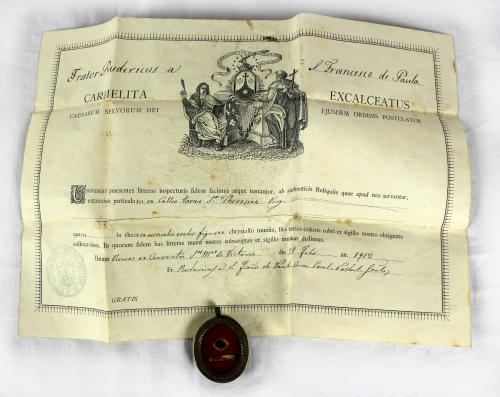 RELICARIO Y MEDALLA