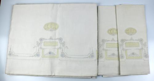 JUEGO DE CAMA DE MATRIMONIO PRIMER TERCIO S.XX